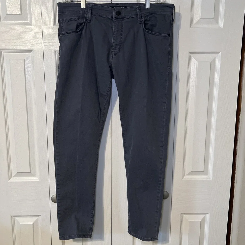 Mavi James Skinny Leg Dark Blue/Gray Stretch Men's Denim Jean Pants Size 38x32 - Picture 10 of 11